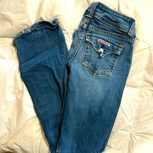 Hudson Jeans!  Super comfortable - mini bootcut